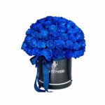Box Com Rosas Azuis Perfumadas